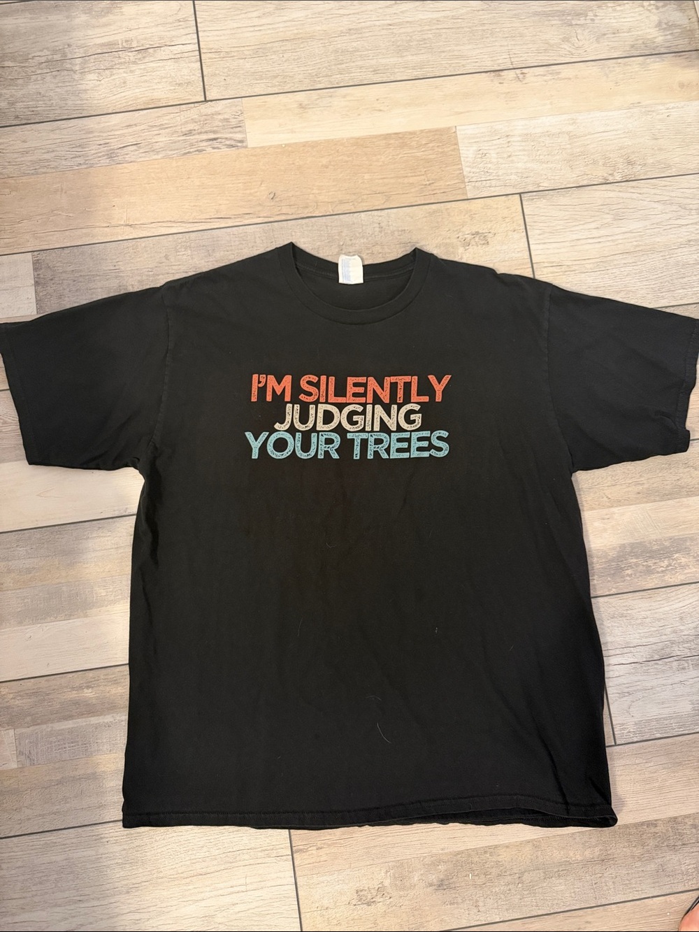 I'm Silently Judging Your Trees Graphic Tee - Black